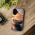 Sunset Bass Fishing Boat phone case | Tough Cover