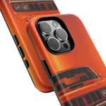 Orange Cuda Phone Case, 71 Classic Muscle Car Tough Cover
