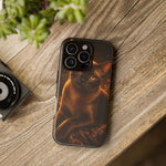 Burmese Golden Sable Portrait Art Tough Phone Case