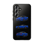 Blue 180SX JDM Sports Car Phone Case Tough Multi View