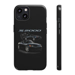 Black S2000 Roadster Collage JDM Tough Phone Case Cover Gift