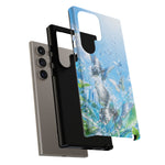 Copy of Silver Butterflies Tough Case | Blue Sky Water Droplets Phone Cover