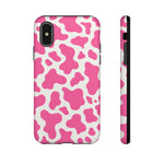 Pink Cow Print Tough Case | Phone Protective Hard cover