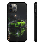 Camaro ZL1 Neon Green Muscle Car phone case | Tough Cover