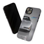 Silver C4 ZR1 Front View phone case | tough case for Vette Drivers
