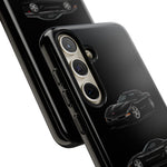 Black C5 Corvette Sports Car Phone Case Tough Multi View Print