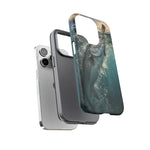 Striped Bass Phone Case, Sunset Topwater Strike Cover for Anglers