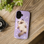 Ragdoll Sleepy Blue Eyes Kawaii Cat Art Tough Phone Case
