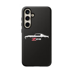 1970 Camaro Z28 White Silhouette Tough Phone Case Cover Gift