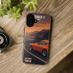 Datsun 240Z Classic JDM Sports Car Sunset Art Tough Phone Case