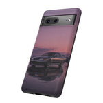 Sunset Skyline GT-R R32 phone case | car reflection, purple dusk