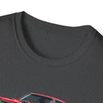 1967 Red GTX Muscle Car T-Shirt | Classic Auto Vintage Trio Tee