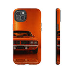 Orange Cuda Phone Case, 71 Classic Muscle Car Tough Cover