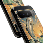 Tarpon Fishing Phone Case Saltwater Angler Tough Cover Gift