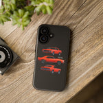 1969 Camaro SS Orange Triple View Muscle Car Tough Phone Case