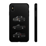 Black Silverado Classic Pickup Tough Phone Case for Chevy Truck Fans