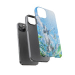 Copy of Silver Butterflies Tough Case | Blue Sky Water Droplets Phone Cover