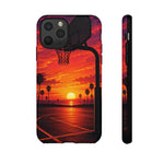 Basketball Court Sunset Phone Case | Tough Phone Case
