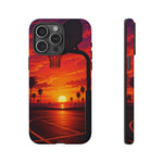 Basketball Court Sunset Phone Case | Tough Phone Case