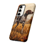 German Shorthaired Pointer Pointing Art Tough Phone Case