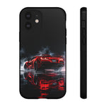 Z06 C8 Phone Case, Red Smoke Studio Reflection Cover