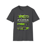 1971 Cuda 440 Muscle Car T-Shirt | Classic Barracuda Trio Illustration
