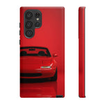 Red Miata Phone Case, NA MX5 90s JDM Roadster Tough Cover