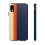 Retro Rainbow Stripe Phone Case | Tough Phone Case