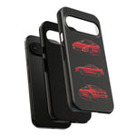 Red MR2 JDM Sports Car Phone Case Tough Multi View