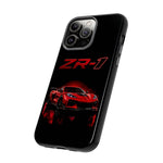 Red ZR1 C8 Phone Case for Chevy Fans, Tough Cover