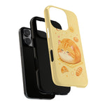 Orange Tabby Loaf Kawaii Chibi Pet Cat Art Tough Phone Case