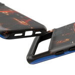 Challenger RT Phone Case, Rainy City Night Muscle Car Tough Cover