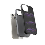 Purple R33 Skyline GTR JDM Sports Car Phone Case Tough Multi View