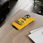 Yellow Supra Phone Case, MK4 90s JDM Legend Tough Protective Cover for Men