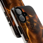 Burmese Golden Sable Portrait Art Tough Phone Case