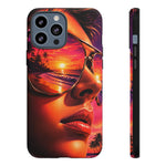 Sunset Reflection Sunglasses Retrowave 80s phone case