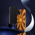 Gold Starburst 70s Retro Art Tough Phone Case