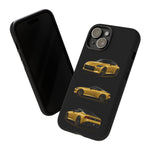 Gold Fairlady Z Classic Sports Car Tough Phone Case - 3 View