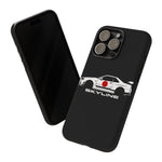 R34 Skyline Japanese Flag Race Car Phone Case | JDM GT-R Tough Cover