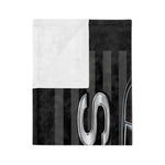 1969 Chevelle SS Black Microfiber Throw Blanket Classic Muscle Car Gift