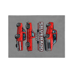 1994 Red Silverado 1500 Truck Blanket | Vintage Chevy Pickup Illustration