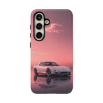 White FD RX-7 Blush Pink Sky Tough Case
