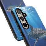 Tiger Shark Phone Case, Dappled Blue Water Tough Cover
