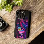 Neon Parrot Cocktails phone case | Tough Cases