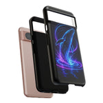 Neon Holographic Whale Phone Case | Tough Case