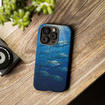 Amberjack School Phone Case, Open Water Sunlight Tough Cover