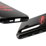 1969 Camaro SS Orange Triple View Muscle Car Tough Phone Case