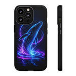 Neon Holographic Whale Phone Case | Tough Case