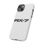 RX-7 Logo Phone Case for JDM Fans, Tough Protective Cover