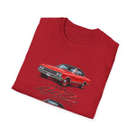 1965 Olds 442 Muscle Car T-Shirt | Classic Red Illustration